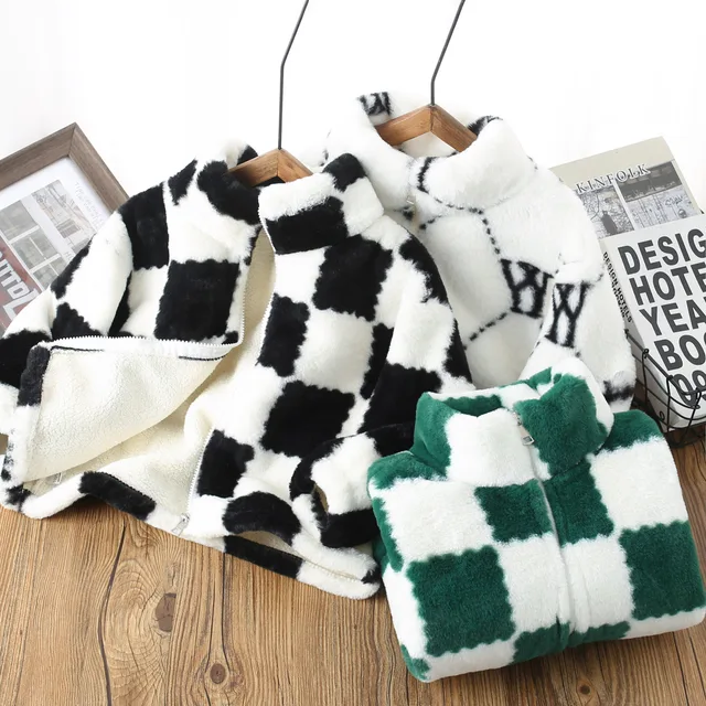 Winter Samt Jacke  Muster