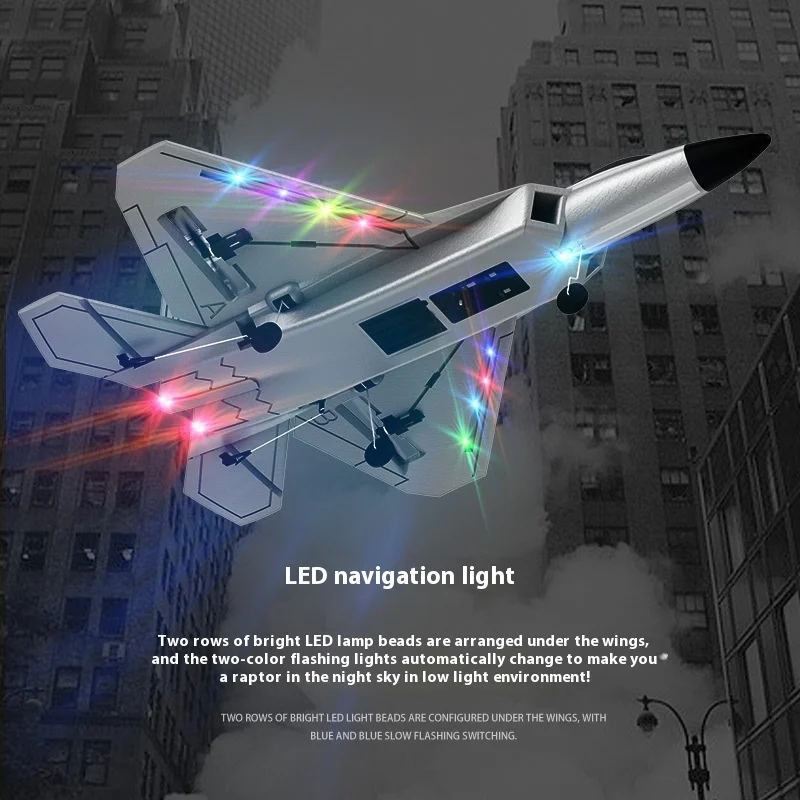 Rc Plane New Bm22 Four Channel Large F22 Fighter Fixed Wing Remote Control Foam Electric Model Aircraft Glider Toy Gift 3
