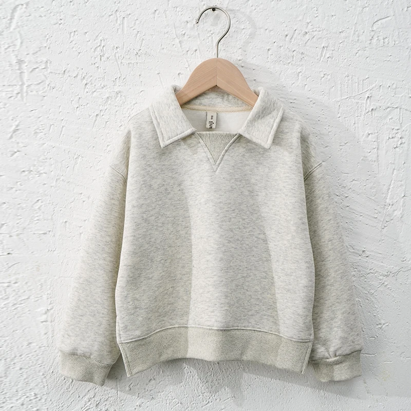

Winter Children's High-Quality Cotton Sweater 2023 New Boys And Girls Long-Sleeved Thickened Plush Warm And Soft Sweatshirts