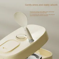 New Suction Cup Rice Spoon Can Stand Up and Not Stick To Rice Rice Making and Rice Serving Heat-resistant Standing Rice Spoon 2