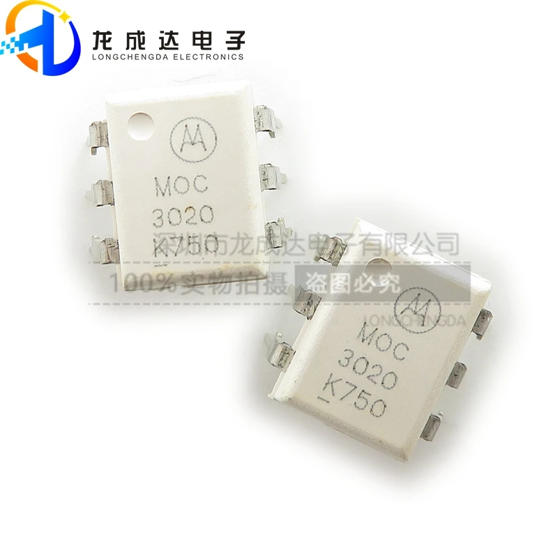 

30pcs original new MOC3020 MOC3020M DIP6 three-terminal bidirectional silicon controlled optocoupler
