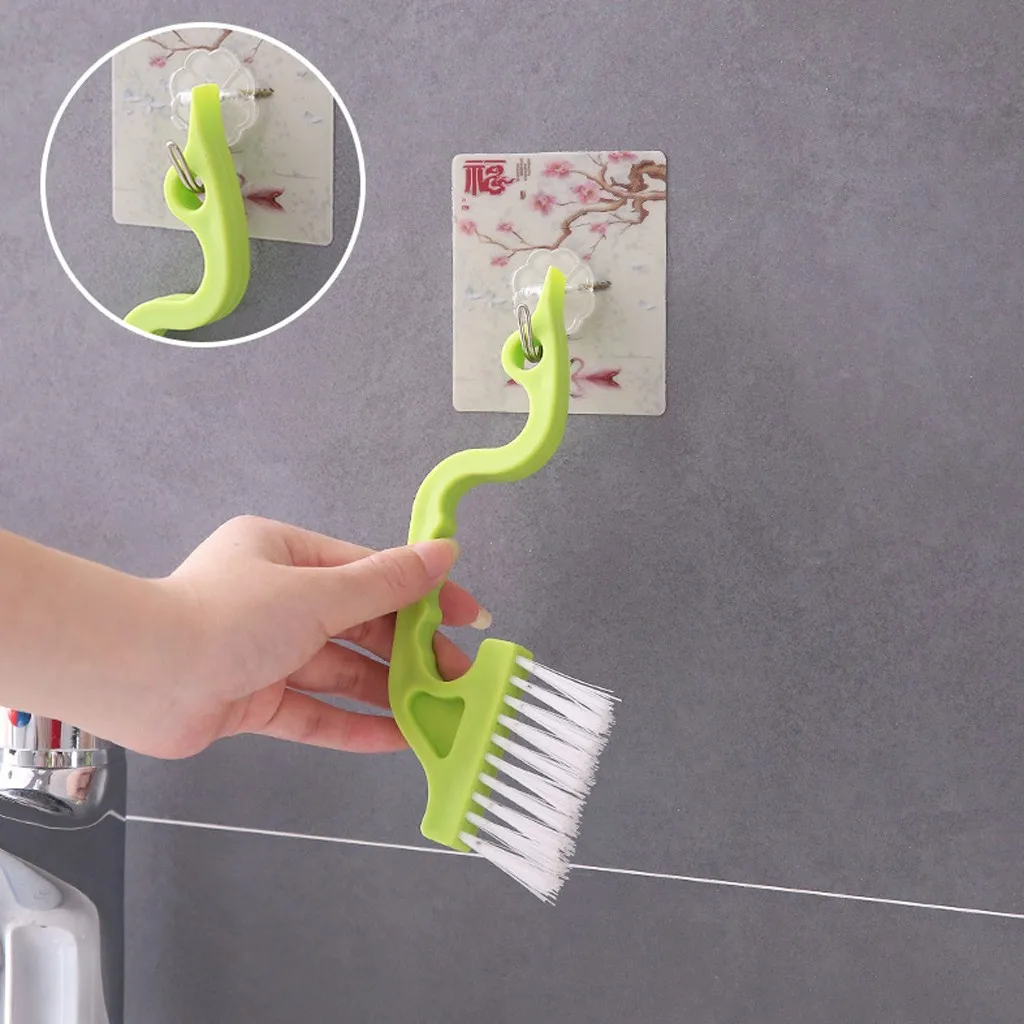 Hand-held trench clearance cleaning brush Door and window track cleaning  brush Home kitchen cleaning tool - AliExpress