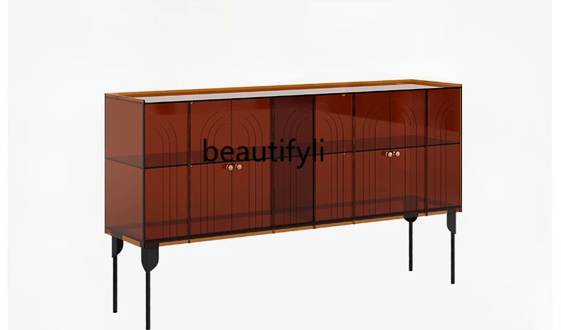 

Acrylic Light Luxury Sideboard Cabinet Modern Minimalist Home Entrance Cabinet Living Room Tea Cabinet Wine Storage Locker