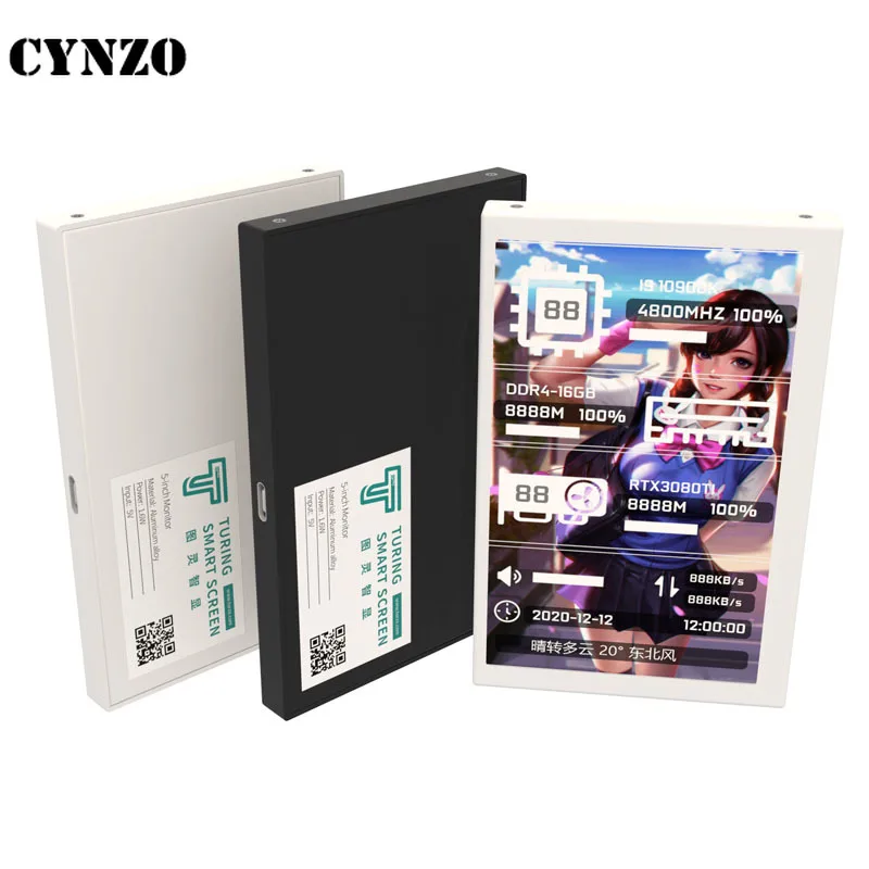 IPS TYPE-C ̴ ITX PC ̽ , ̸ ĳֿ DIY ǻ  ȭ, CPU GPU RAM HDD,USB  AIDA64, 5 ġ