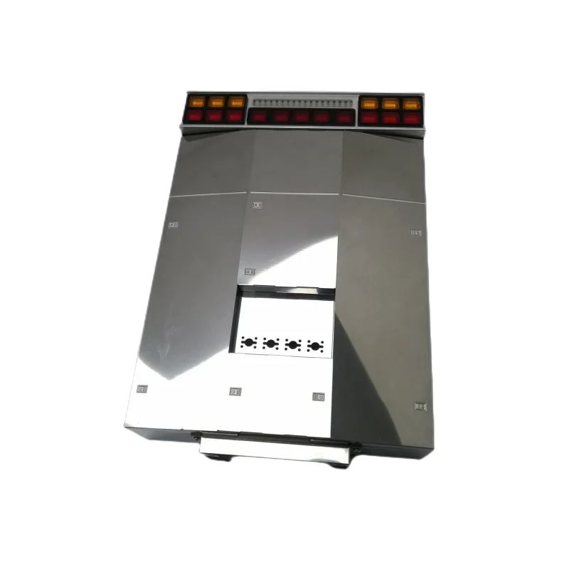 1/14 Truck Equipment Rack with LED Light Bar for TAMIYA 1/14 RC Truck Tractor SCANIA R620 56323 R730 470 Upgrade Parts LESU 6