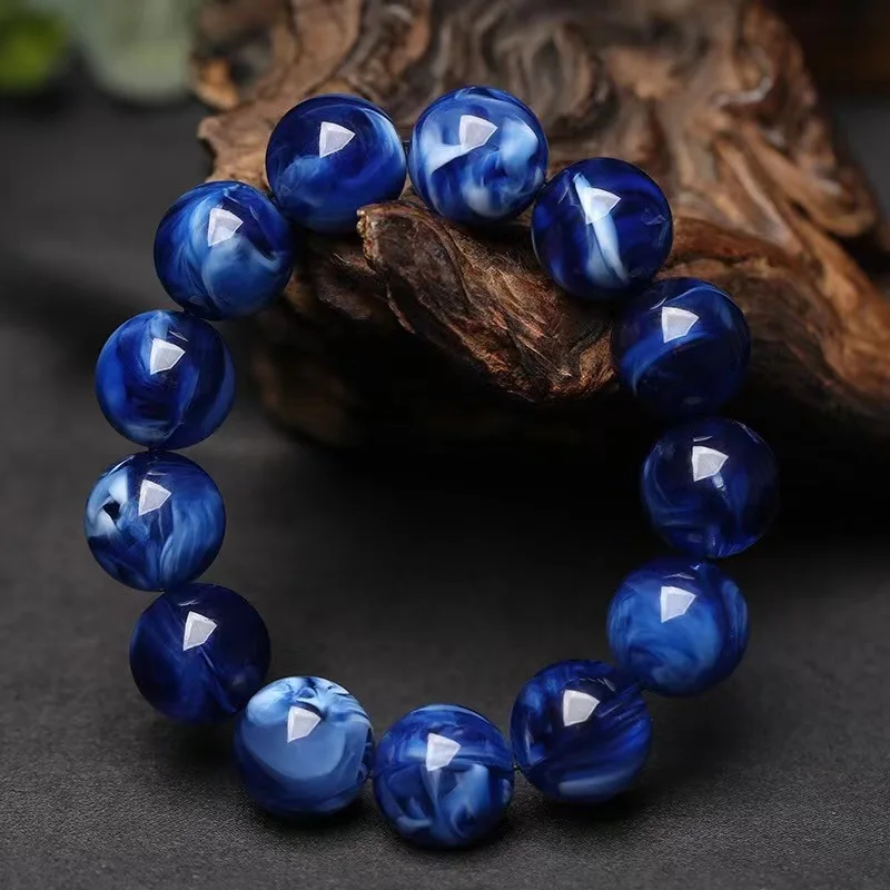 

Blue Honey Wax Single Loop Bracelet Men's and Women's Bracelets Amber Fashion Trend High End Gift Wholesale
