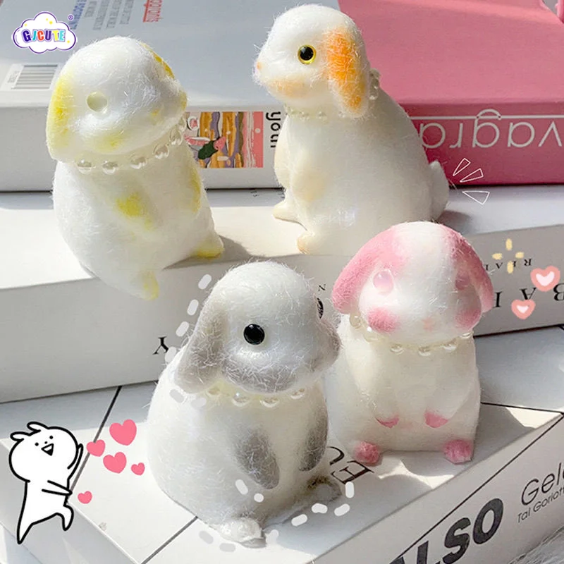 

Мультяшный кролик Mochi, мягкая резиновая игрушка, милый кролик, пинсинг, медленно восстанавливает форму, декомпрессионная вентиляционная игрушка, подарок для снятия стресса