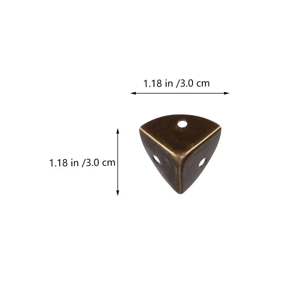 20 Pcs Dust Corners for Stairs Wooden Box Boxes Furniture Protector Jewelry Ate
