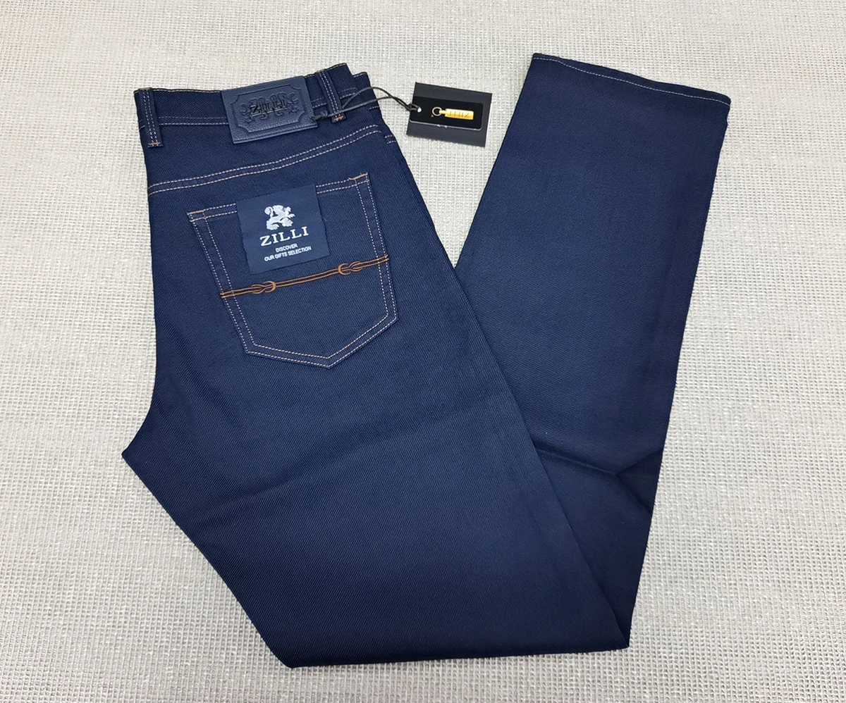 BILLIONAIRE BLSK CPRT Jeans Thin Cotton Men 2025 Spring Summer new casual breathable comfort button Big size 30-40 long Pants