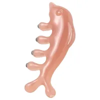 Dolphin Small Massage Comb Head Meridian Scraping Scalp Massage Brush Acupuncture SPA Gua Sha Massage Comb Fatigue Relief Massag - Image 5