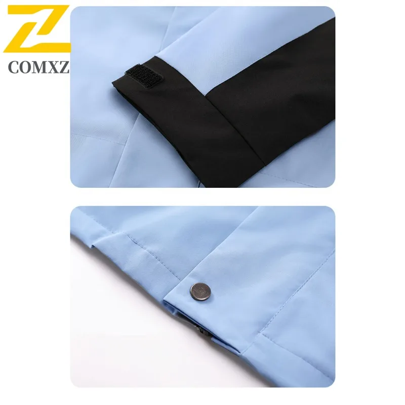 COMXZ Men Jacket Premium Hooded Outdoor Adventure Windproof Motorcycle Jacket Daily Comfort Lightweight Autumn New Clothing