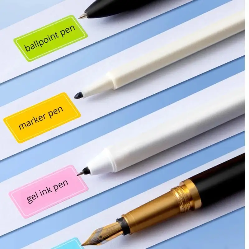 10 Sheet Waterproof Self Adhesive Label Assorted Stickers Removable Label Stickers Name Tag Bottle File Document School Supplies 3