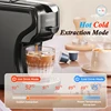 Cafelffe Coffee Machine 3in1 Hot/Cold Multiple Capsule Espresso Maker DG Cappuccino Nexpresso Capsule Powder cafeteria 19Bar 4