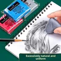 1/4pcs Kneaded Rubber Art Sketch Drawing Eraser Pencil Pastel Pencil High Gloss Eraser Plastic Boxed 3