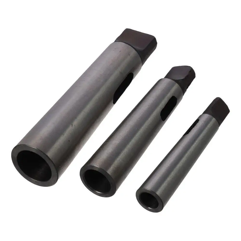 3PCS MT1-MT2 MT-2-MT3 MT3-MT4 Taper Adapter Morse Reducing Drill Chuck Sleeve Flat head drill Lathe Milling Part