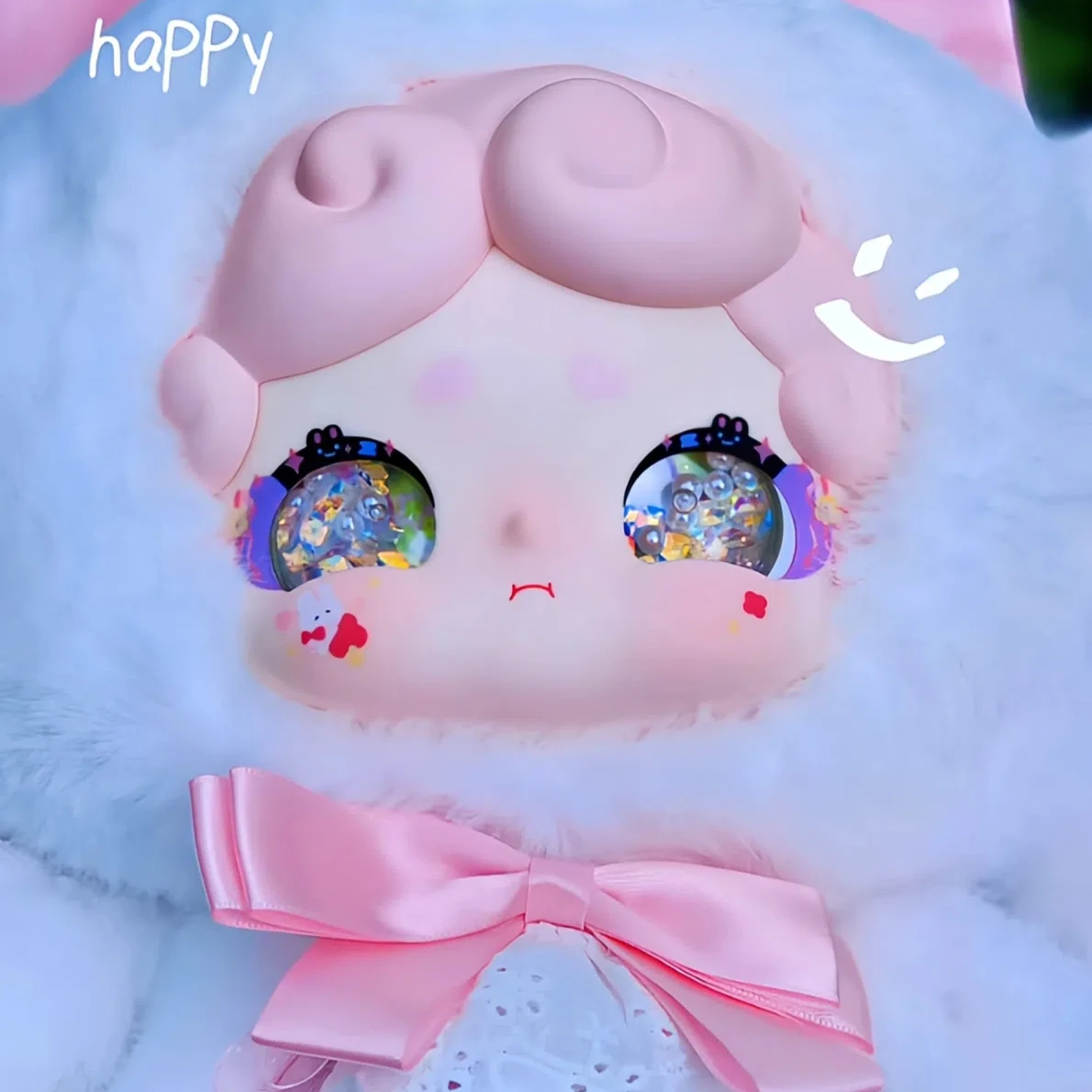 New Lucky Deer Nai Sweet Tea Bunny 600% Big Doll Blind Box Quicksand Eyeball Detail Embroider The Best Gift