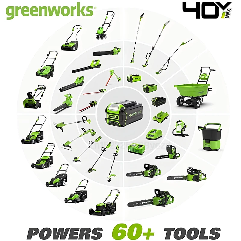 Greenworks Electric Pruning Shear Brushless Motor 40V Home Garden 3.5mm Scissors Professional Cordless Lopper Original Bare Tool 6