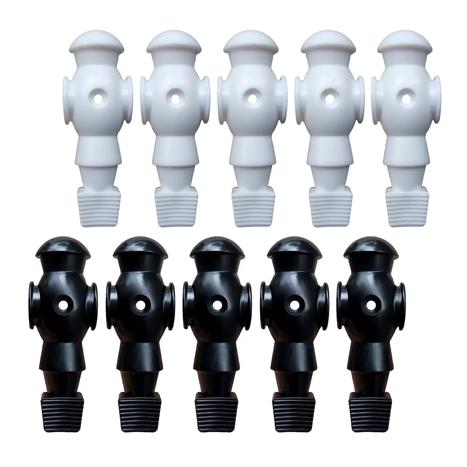 10x Men's Table Football, Replacement Foosball for Men, Resin Soccer Table, It's Foosball