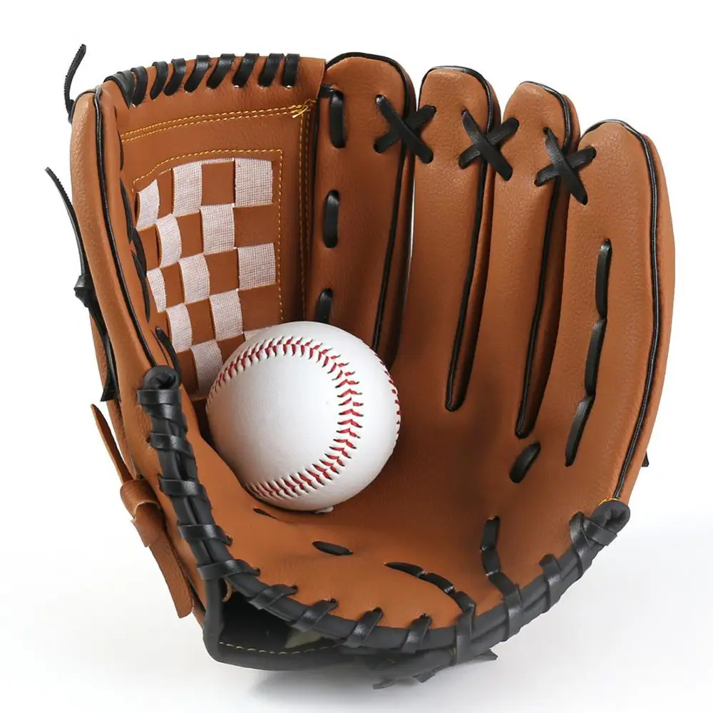 11.5inch Left Hand Baseball Gloves Softball Practice Protection Gloves Faux Leather Sport Baseball Glove Softball Practice Glove