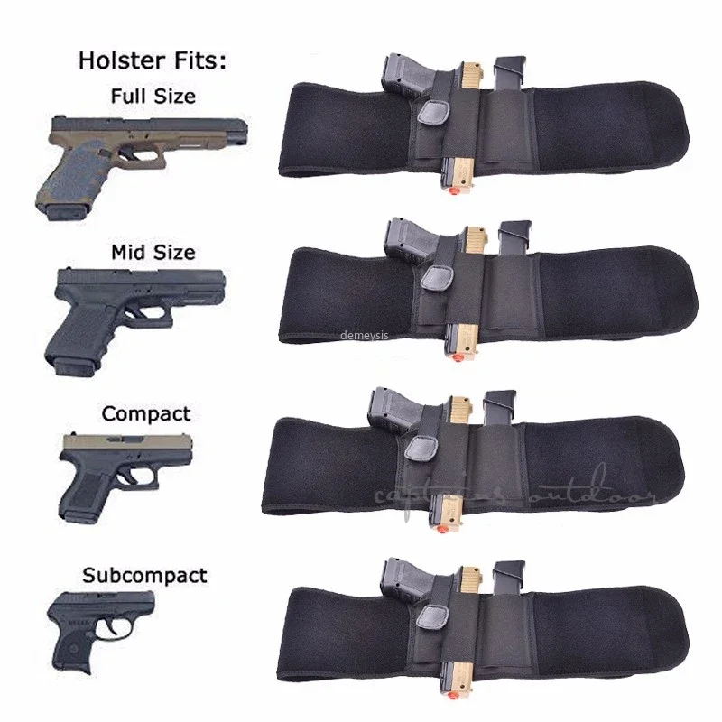 Belly Band Holster For Men DAWALU Belly Band Holster Fits Glock