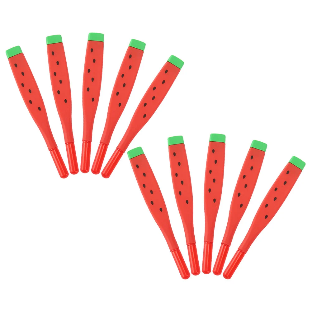

Watermelon Gel Pen School Student Stationery Writing Pens for Students Signing Soft Rubber Pupils