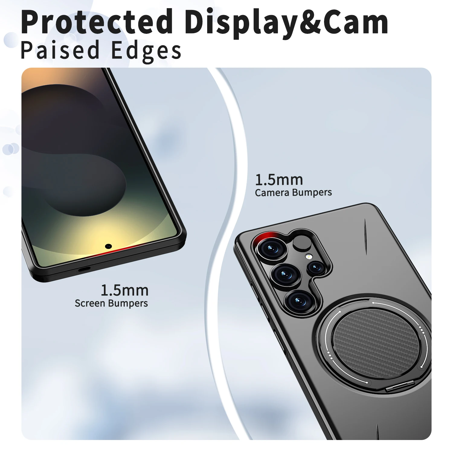 Magnetic 360° Shockproof Phone Case with Stand Holder and Magsafe Compatibility