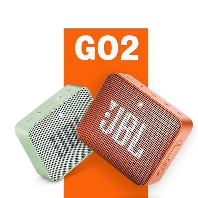 JBL GO 2 Wireless Bluetooth Speaker Mini IPX7 Waterproof Outdoor Sound Rechargeable Battery With Microphone |