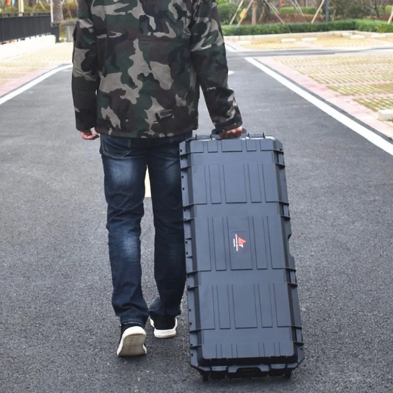 Portable Waterproof Safety Tool Box Impactproof Shockproof Hard Shell Carrying Case Outdoor Tool Storage Organizer Accessory 4