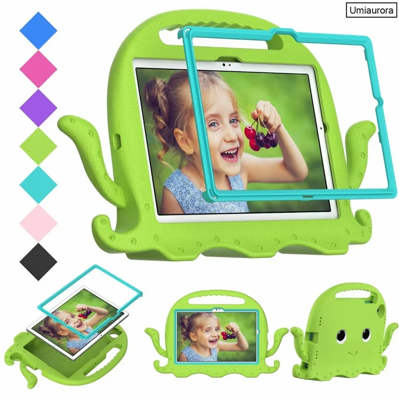 Capa Eva à Prova de Choque dos Desenhos Animados para Samsung Galaxy Tab a7 s6 Lite 10.4 Sm-t500 Sm-t220 a8 10.5 Sm-x200 X205 Kids Tablet Stand Case