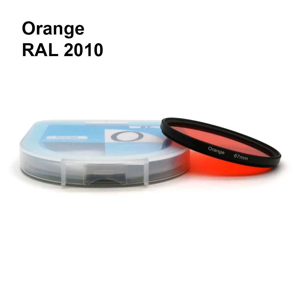 Vibrant Universal Screw-in Color Filter Set - Red, Orange, Yellow, Green, Purple, Blue