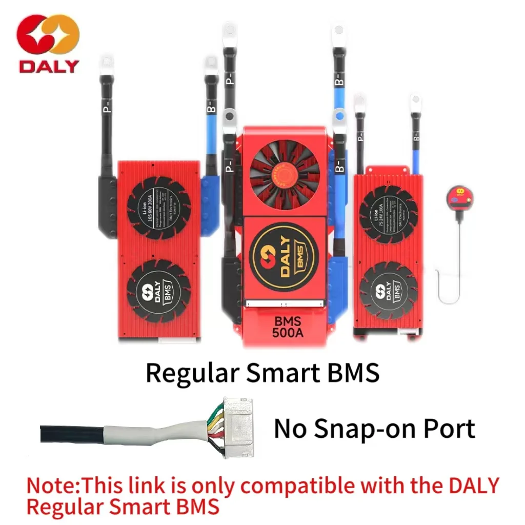 DALY 스마트 BMS 와이파이 블루투스 모듈, LCD 화면 인버터 통신 보드, UART RS485 USB 케이블 PC, Lifepo4 리튬 이온 배터리용