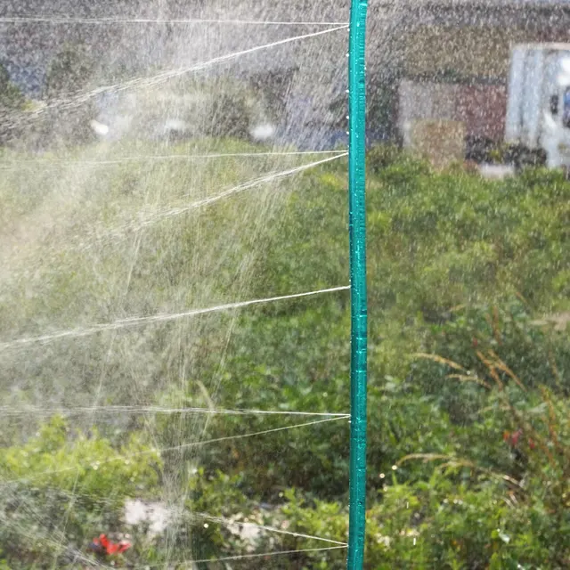 15M Versatile Garden Hose With Automatic Drip Irrigation System - Universal Fit, Water-Saving Sprinkler For Lawns & Flower Beds