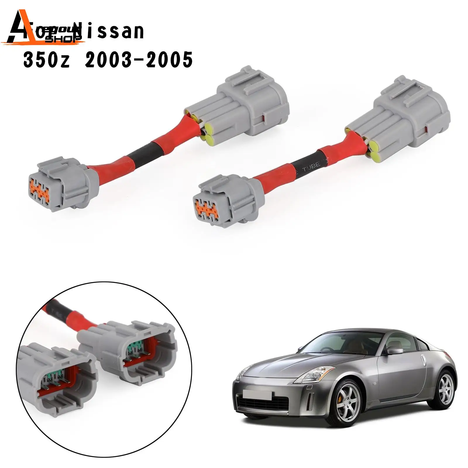 

Передняя фара головного света Areyourshop для Nissan 350z, 2003, 2004, 2005, Φ 8-передняя фара 6, автомобильные автозапчасти