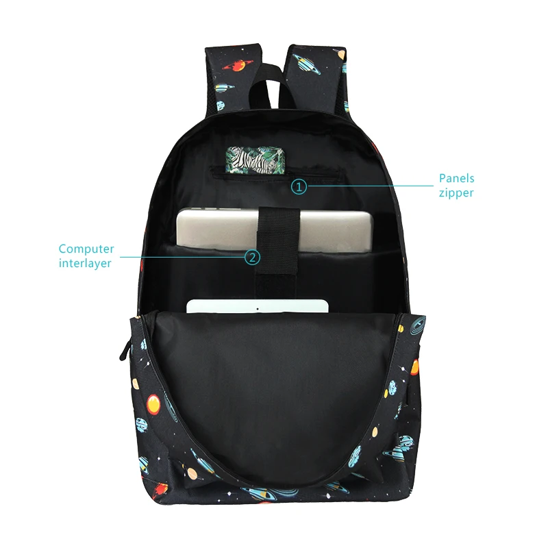 Beautiful Butterfly Print Backpack Women Fashion Rucksack Teenager Girls School Bags Canvas Travel Bag Laptop Backpacks 6