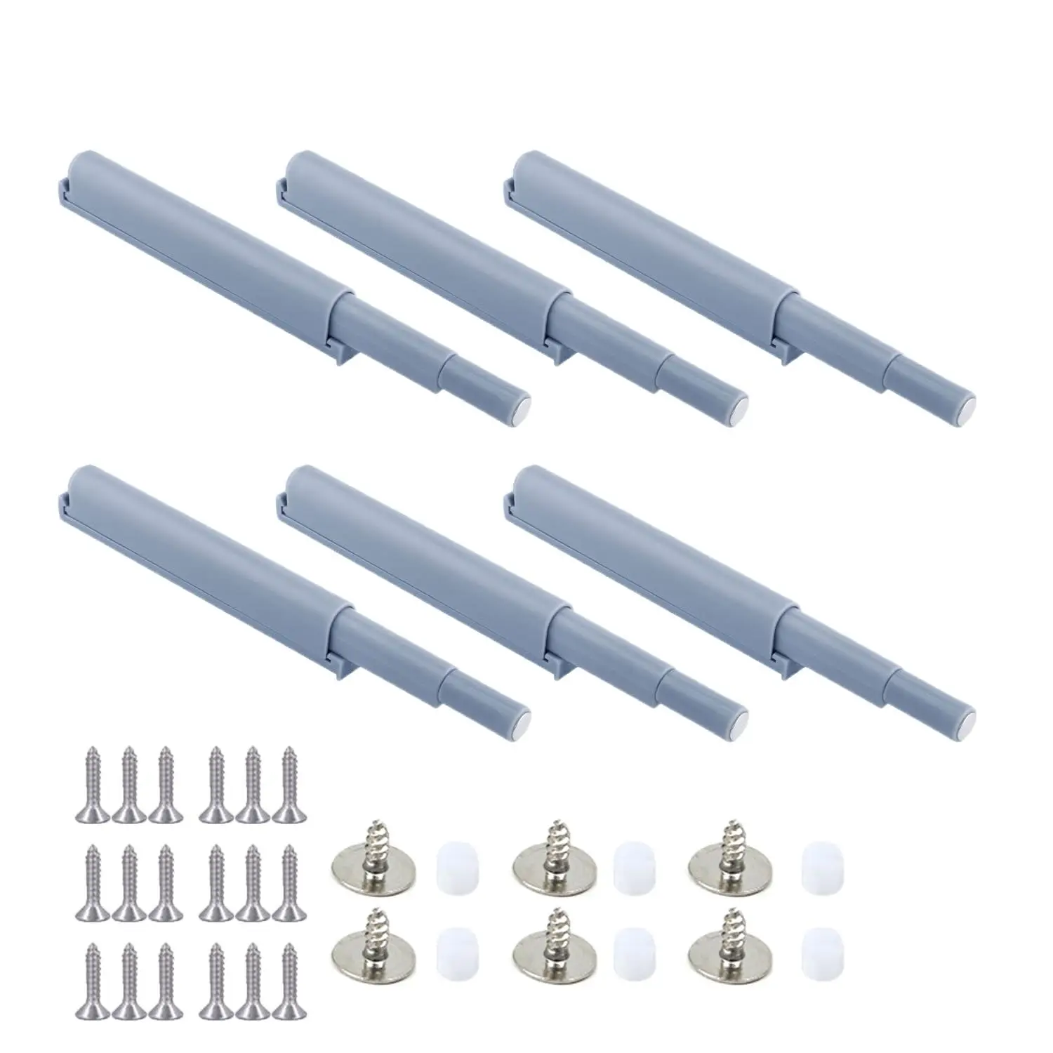Quiet Close with Invisible Handle Home Furniture Hardware Accessories Unlocking Pressure Cabinet Magnetic Har 2PCS/6PCSers