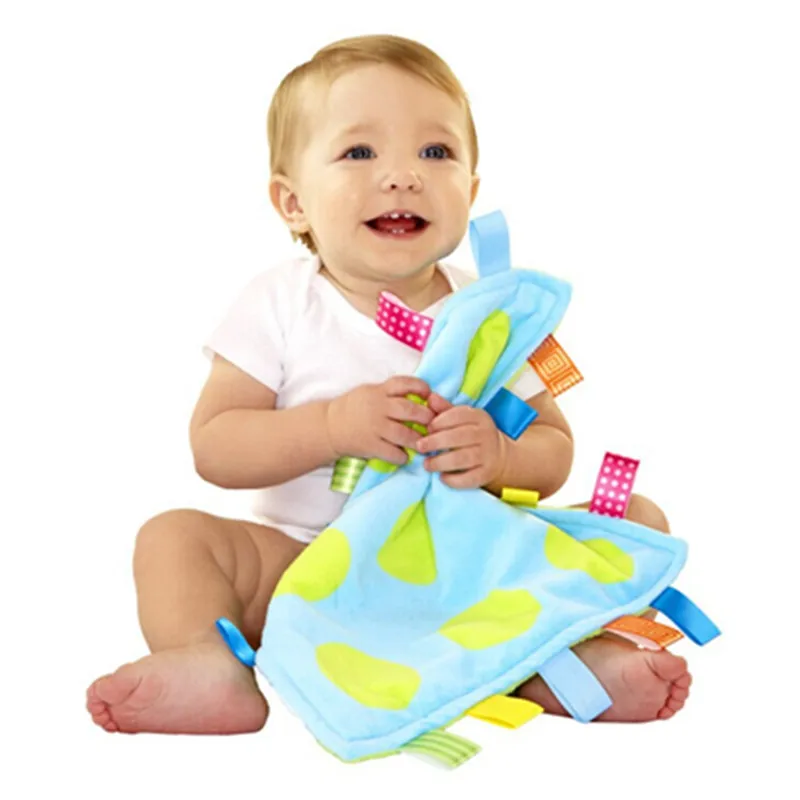 Baby Comforting taggies Blanket Multifunctional baby taggies toys soft toddler Grasping fantoche towel newborn reassure towel baby comforter blanket