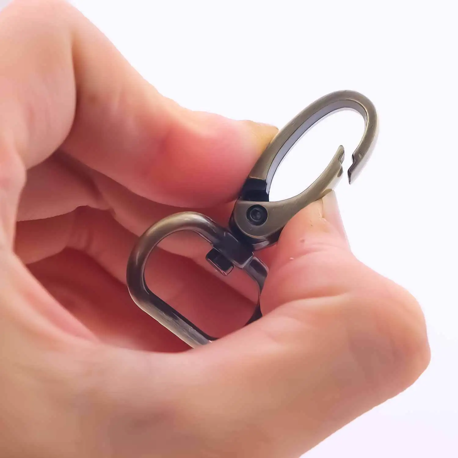 Swivel lobster clasp 5pcs Strap Bag Metal Buckles Webbing Belt Snap Hooks Keyring Carabiner DIY Accessories