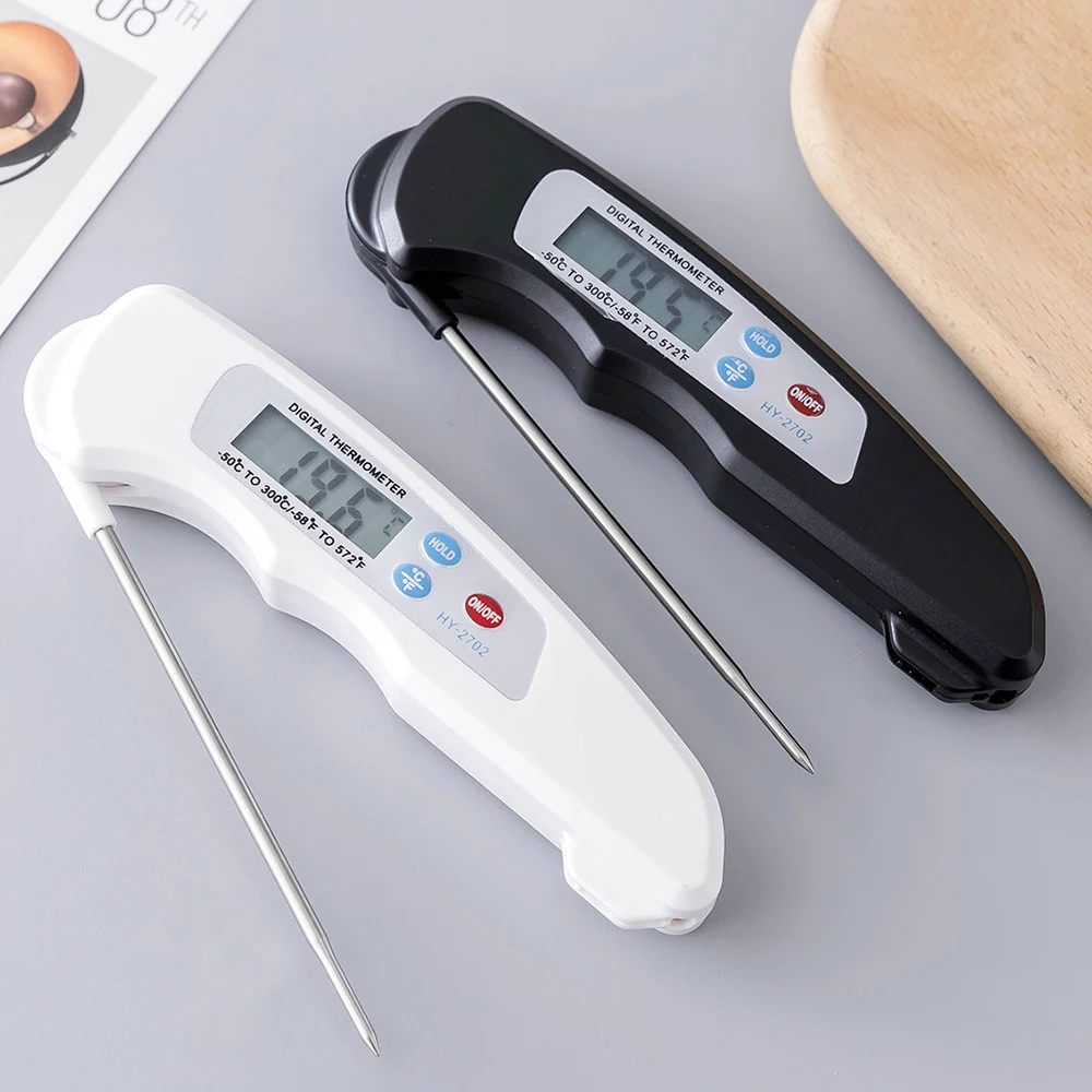 

Hot Thermometer Folding Probe Barbecue Milk Baked Food Oil Temperature Barbecue Meat Food Water Temperature Gauge