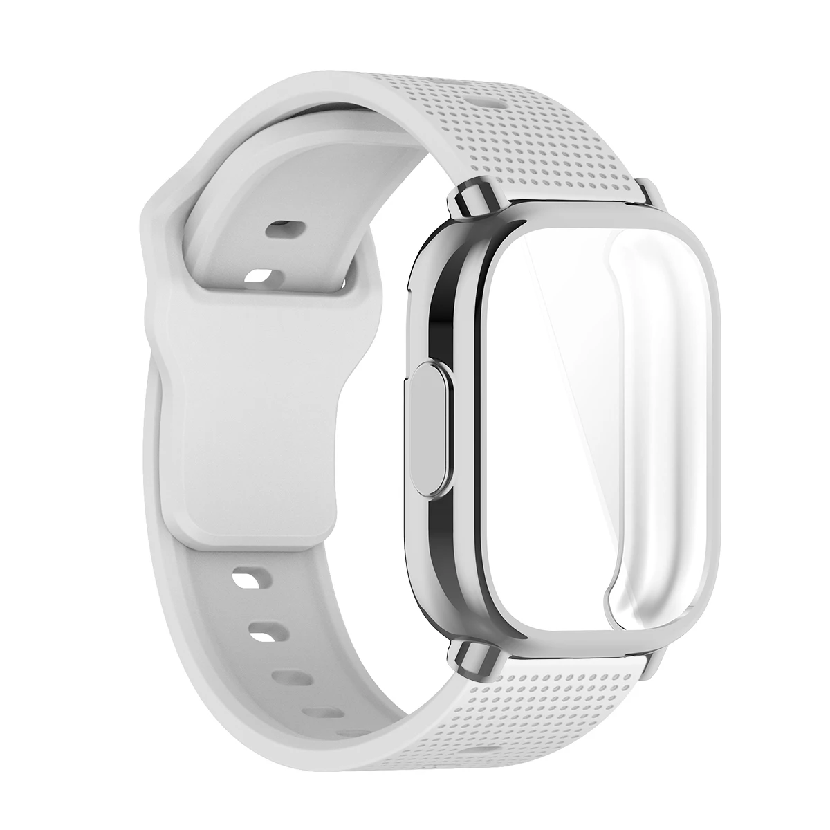 Breathable Silicone Strap with Full Cover TPU Soft Shell