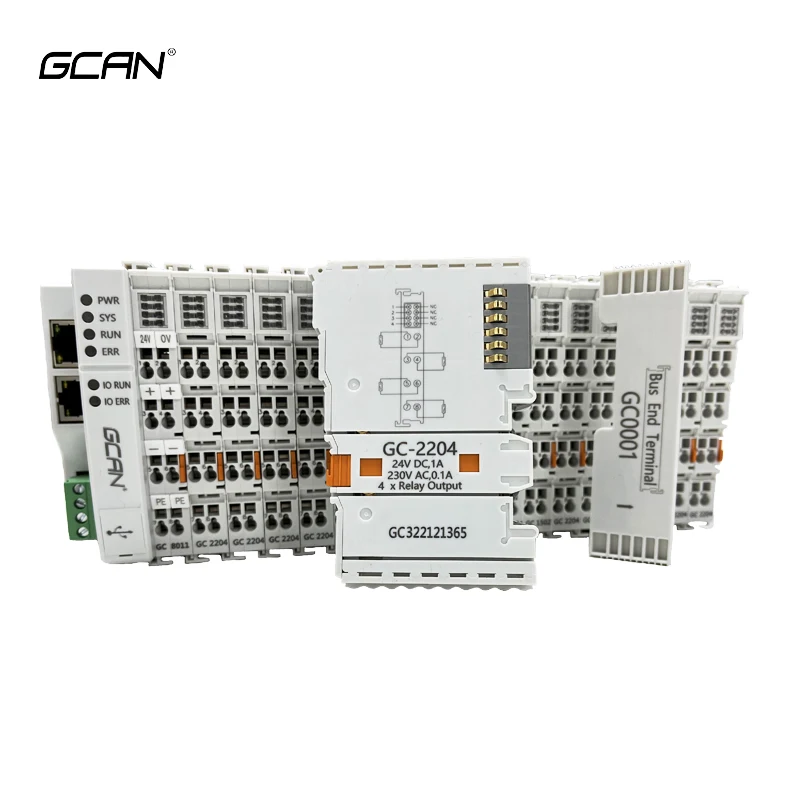 

GCAN-PLC Programmable with CAN Ethernet RS23 RS485 Interface Supports Openpcs Software