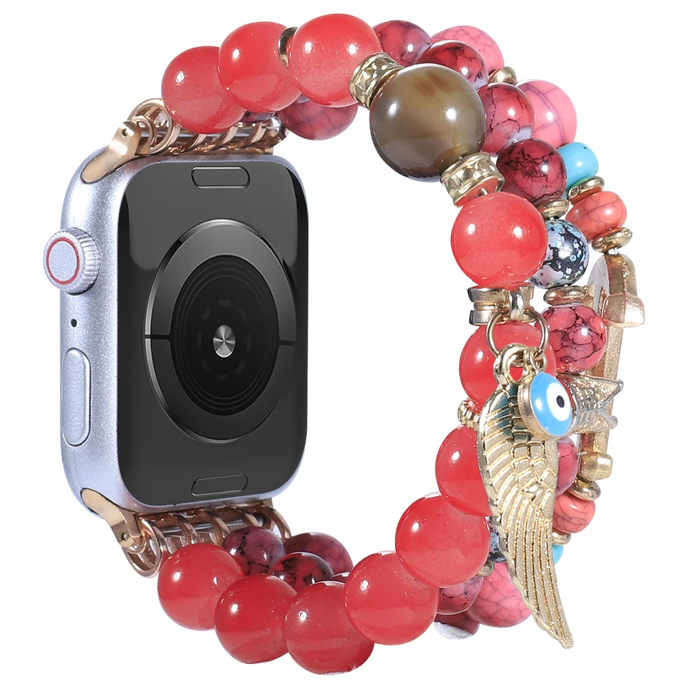 Jewelry Bracelet Loop Strap For Apple watch band 45mm 44mm 42mm 41mm 40mm Women Wristband For iWatch Ultra 8 7 6 5 4 3 SE Correa