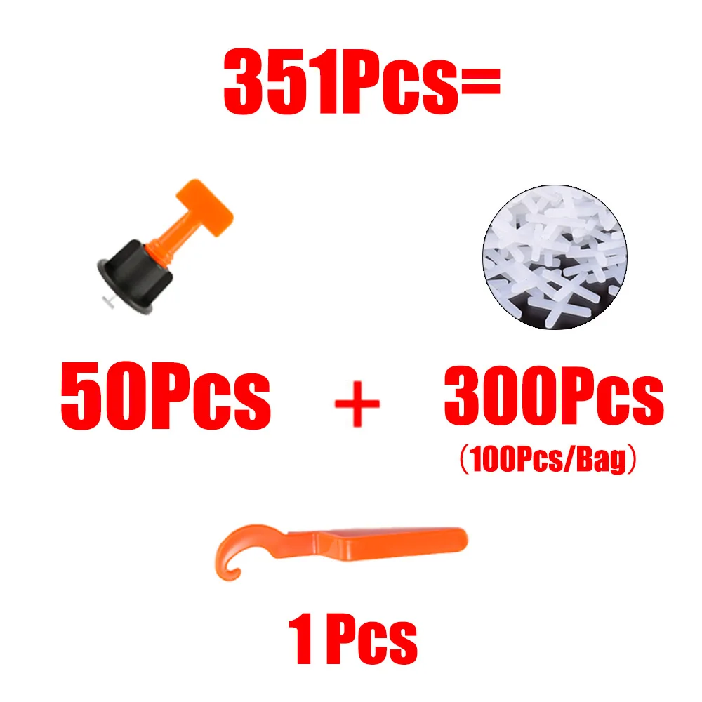 Tile Leveling System Replaceable Needle Pin For Wall Floor Tile Laying Leveler Spacer Wedge Crossers Tool Locator Plier Reusable tile spacers tile leveling clips tile leveling tools