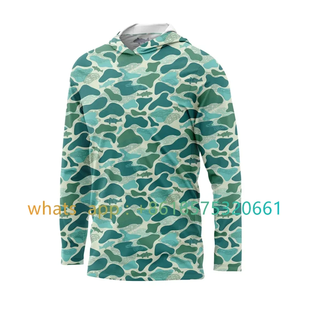 

Southernfinapparel, яркая рубашка для мужчин и женщин, УФ 50 + легкая с капюшоном