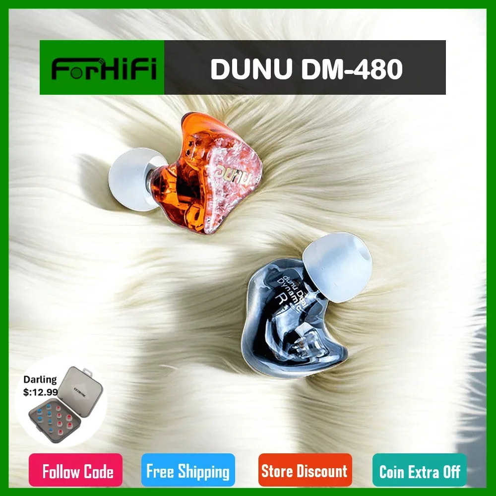 

Наушники DUNU DM-480/DM480 Titanium Dual Dynamic In-ears