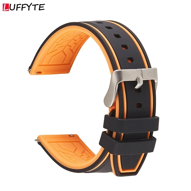 Silicone Soft Leisure Watchband - Quick Release Strap