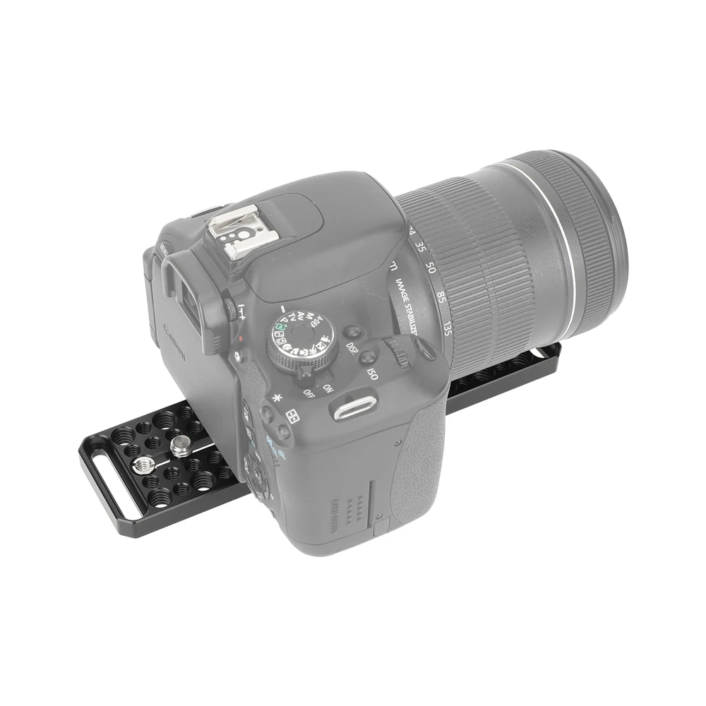Switching Plate Camera Mounting Cheese Plate With Multiple 1/4"-20 & 3/8"-16 Thr