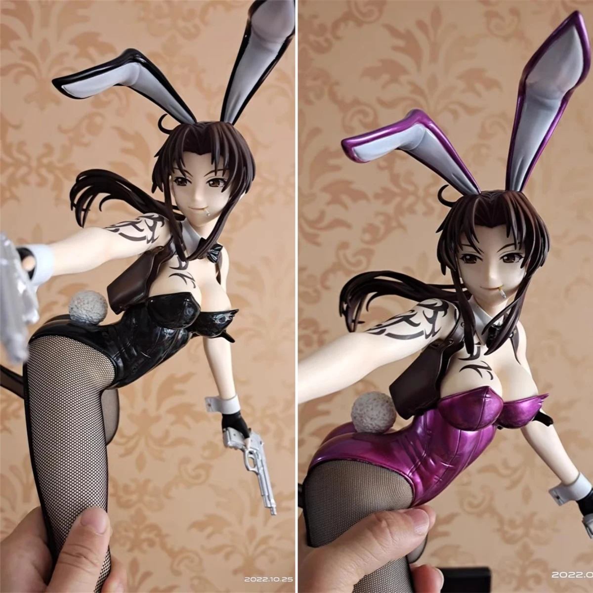 

Original Bulk Anime FREEing BLACK LAGOON Revy Rebecca Bunny Ver PVC Action Figure Collection Model Doll Toys Gifts