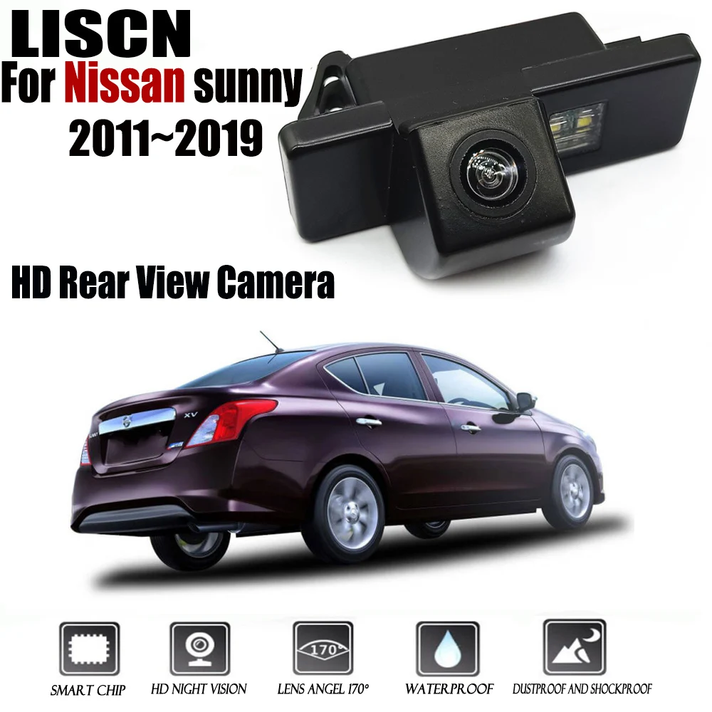 

Rear View Camera For Nissan sunny 2011~2019 backup Camera/CCD Night Vision/Reverse License Plate camera