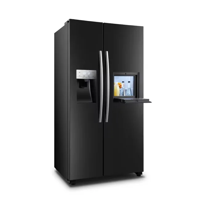Réfrigérateur de refroidissement et de congélation de nouvelle conception 740L avec distributeur de glace 1