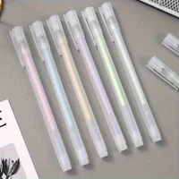 6Pcs Macaron Dispensing Pen Student Diy Hand Account Manual Quick-drying Glue Dispensing School Office Supplies Stationery 1